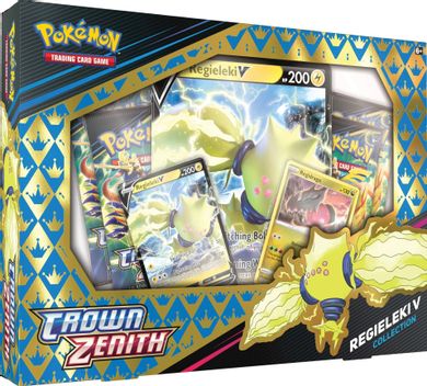 Pokemon: Crown Zenith Regieleki V/Regidrago V Box