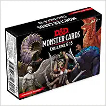 Dungeons & Dragons: Monster Cards- Challenge 6-16