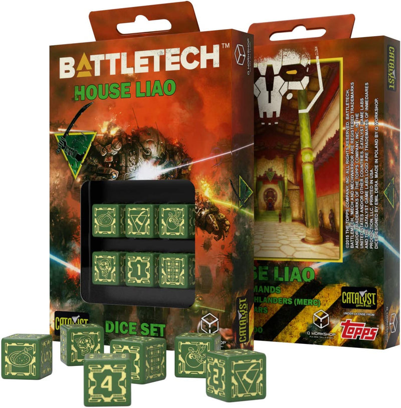 BattleTech: House Liao Dice Set