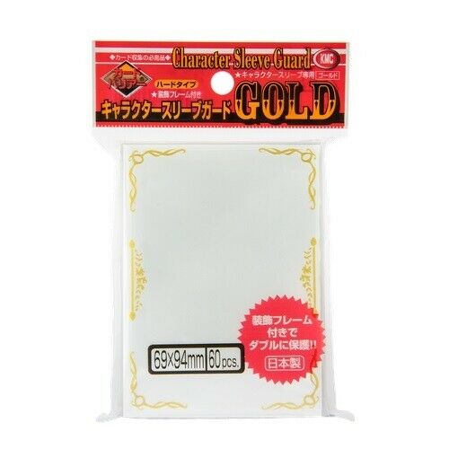 Character Sleeve Guards - Clear Gold Scroll (60)