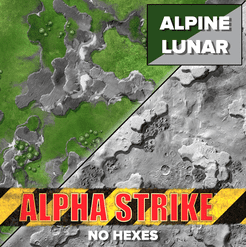BattleTech: Alpha Strike Hexless Battle Mat - Alpine/Lunar