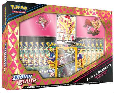 Pokemon: Crown Zenith- Shiny Zamazenta Premium Figure Collection