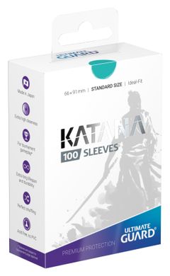 Ultimate Guard Sleeves Katana Turquoise 100-Count