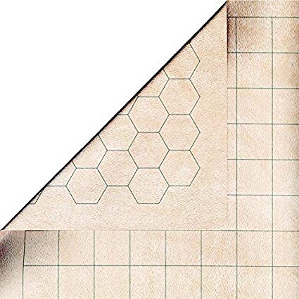 Chessex: Reversible 1 in Square/Hex Battle Mat