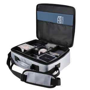 Ultra-Pro Collector's Deluxe Carrying Case- Silver w/Red Trim