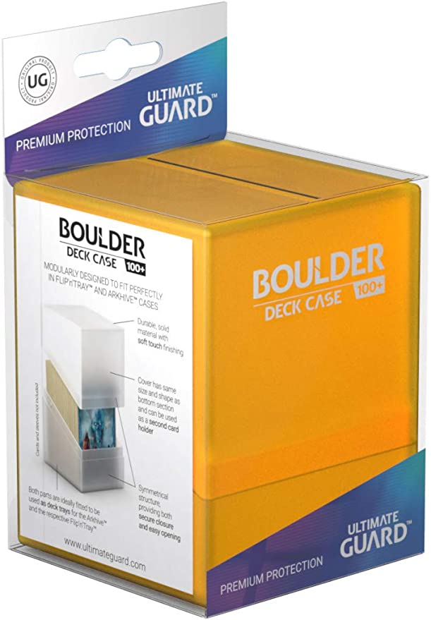 Ultimate Guard: Boulder Deck Box 100+ Amber