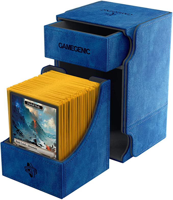 Gamegenic: Watchtower 100+ Card Convertible Deck Box- Blue