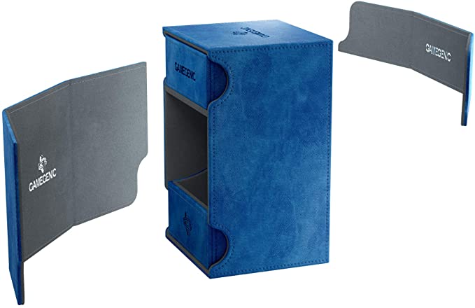 Gamegenic: Watchtower 100+ Card Convertible Deck Box- Blue