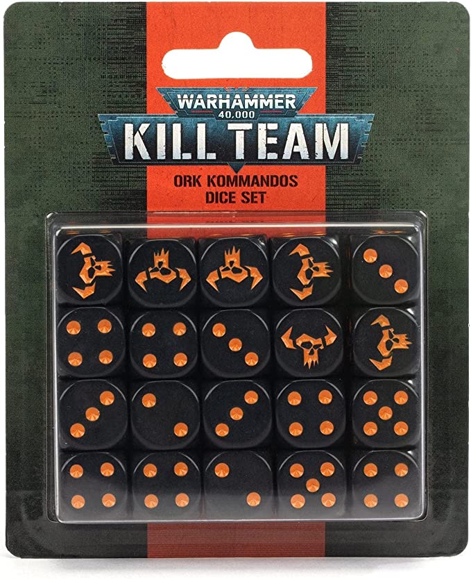 Warhammer 40K: Kill Team Ork Kommandos Dice Set