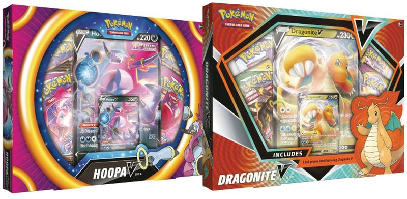 Pokemon: Dragonite V Box or Hoopa V Box