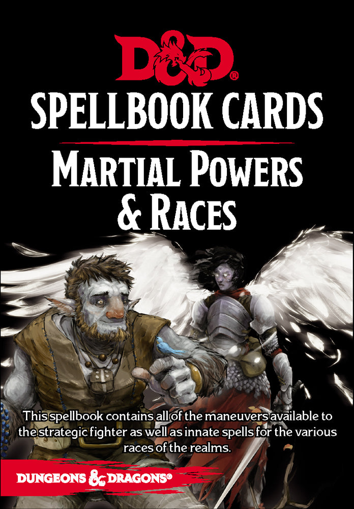Dungeons & Dragons: Spellbook Cards - Martial Powers and Races