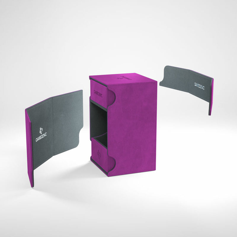 Gamegenic: Watchtower 100+ Card Convertible Deck Box- Purple