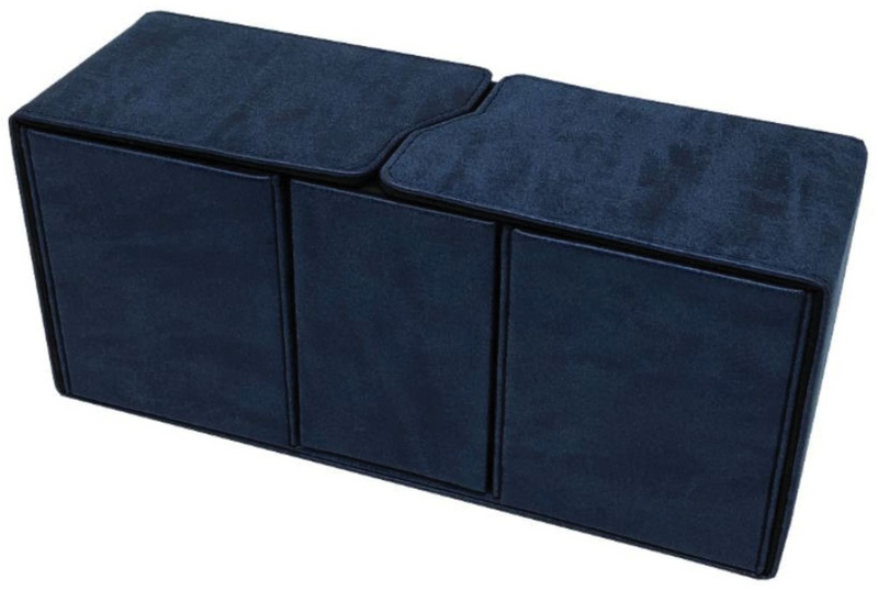 Ultra PRO: Alcove Vault Deck Box: Suede Collection - Sapphire