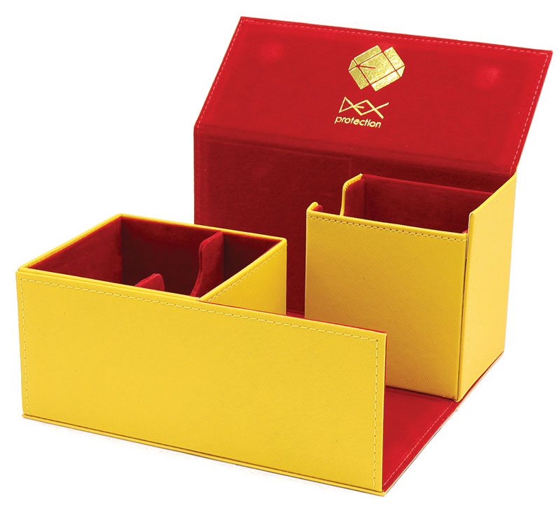 DEX Protection: Creation Line Large Deck Box - Yellow