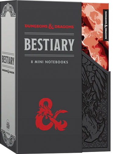 Dungeons & Dragons: Bestiary- 8 Mini Notebooks
