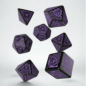 Call of Cthulhu: Dice Set Horror on the Orient Express Black/Purple