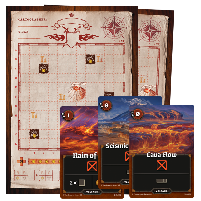 Cartographers Map Pack 1: Nebblis- Plane of Flame