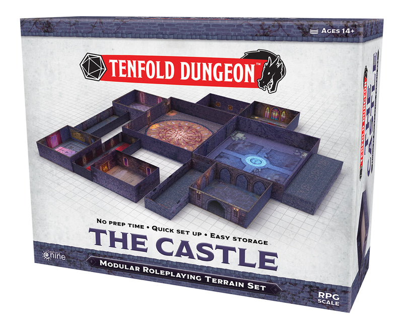 Tenfold Dungeon: Modular Roleplaying Terrain Set- The Castle