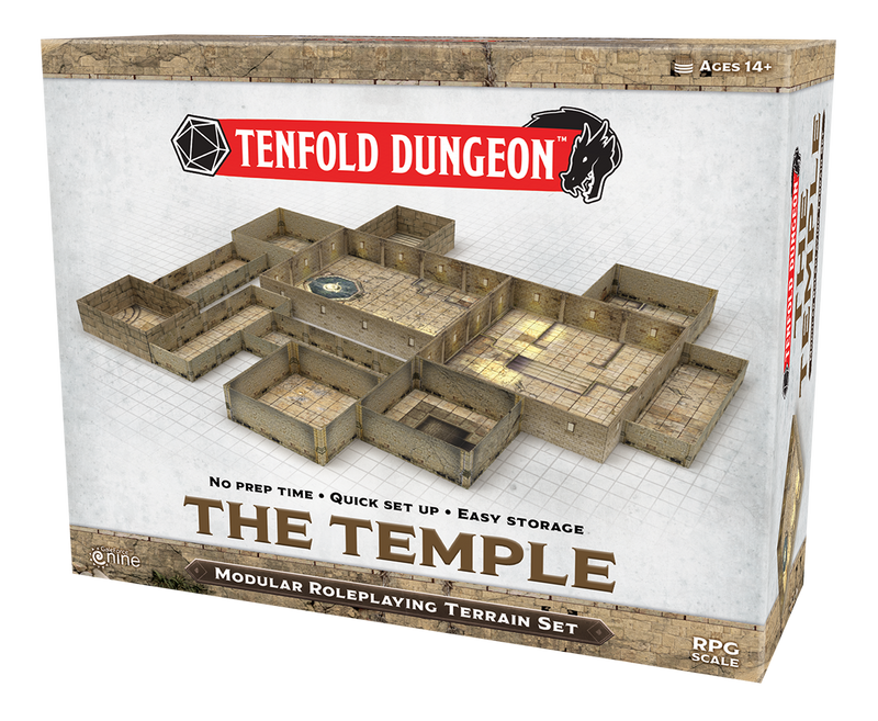 Tenfold Dungeon: Modular Roleplaying Terrain Set- The Temple