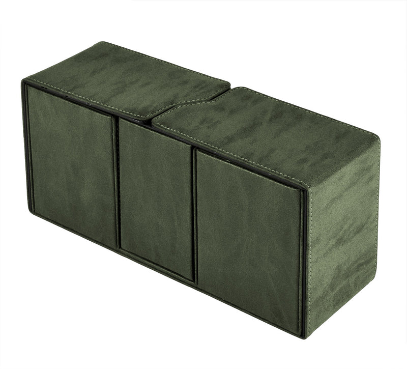 Ultra PRO: Alcove Vault Deck Box: Suede Collection - Emerald