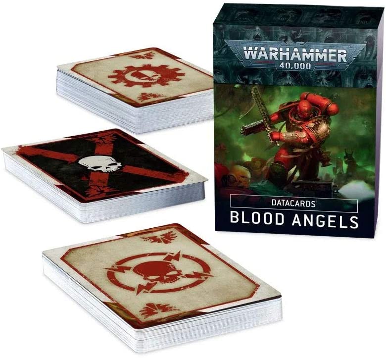 Warhammer 40K: Space Marines Blood Angels Datacards