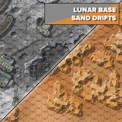 BattleTech: Battle Mat - Lunar Base/ Sand Drifts
